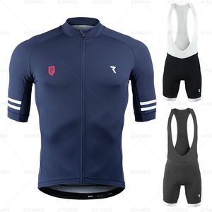 Ryzon Cycling Jersey Pro Team Cycling ClothingMTBBIBショーツセットメンバイクROPA CICLISMO TRIATHLON SUITS BICYCLE WEAR SHIRT 220601