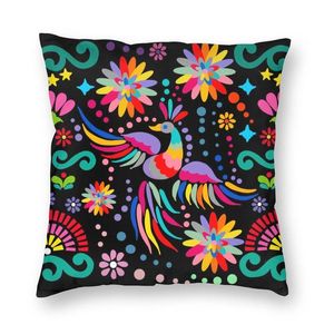 Подушка/декоративная подушка мексиканская цветочная цветочная корпус корпус дома скандинавская красочная вышиваемая подушка для дивана для дивана Pillo