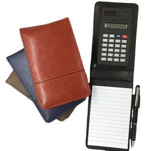 Anteckningar Pocket Portable Notebook med kalkylator Multifunktion Penlinje Inre sidor A7 Storlek 4 ColorsNotepads