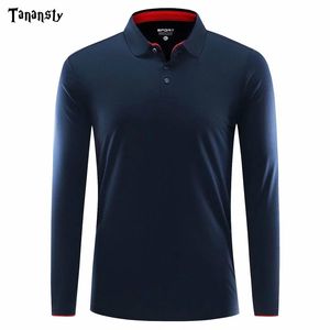 Camisetas de golfe Men camisa Po Lo Roupas Camisa de manga longa Use respirável feminino vestuário esporte tênis de fitness 220712