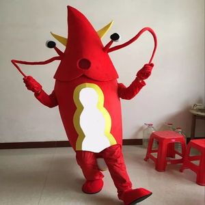 Alta Qualidade Lobster Mascot Costume Props Festival Roupas Adulto Tamanho Dress Fancy Dress