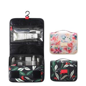 Custodie per cosmetici Custodie per donne Borsa da viaggio Organizer Beauty Case Impermeabile multifunzionale Hook Up Makeup Custodia per toilette portatileCosmeti