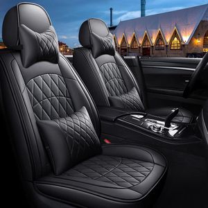 Car Seat Covers PU Leather Cover For F10 E60 5 Series F11 G30 G31 E39 E61 F07 F18 G38 520i 530i 535i 540i Accessories