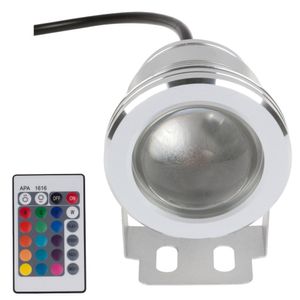 Remoto RGB Colore 12v Led 24key Subacquea 1000LM IP65 Fontana Acquario Lampada Della Luce 16 Cambiamento Impermeabile Piscina IR 10W Controller Svkhw