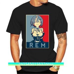 男性TシャツRezero Rem Re Zero TシャツプリントTシャツティートップ220702