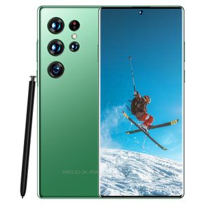 S22Ultra telefon komórkowy 7,3 cala 10-rdzeniowy 512 GB Dual Sim 7300 mAh smartfon z androidem 48,0 MP mobilny identyfikator twarzy odblokuj