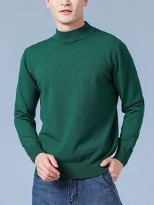 Men's Sweaters Men Cashmere Sweater Autumn Winter Soft Warm Jersey Jumper Pull Homme Hiver Pullover Half turtleneck Knitted Sweaters 220826