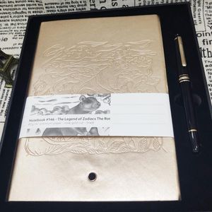 Gel Pens Luxury Pen Classic Harts Roller Ball med matchande NoteBookgel