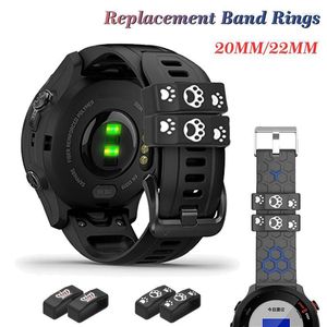 Bandas Rings de banda de reemplazo de bandas Compatibles con Huawei Watch3 Keeper Silicone Strap Loop Holder Retenedor Hele22