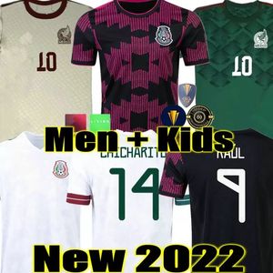 2021 Mexico soccer jersey home away CHICHARITO LOZANO DOS SANTOS football shirt Men Kids kit