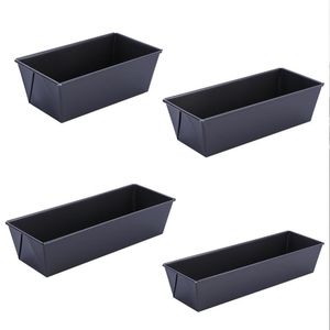 NonStick Biscuit Box Toast Baking Pan Bread Cake Mold Rectangle Carbon Steel Tray Bakeware Tools Y200612