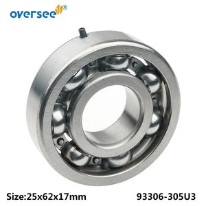 93306-305U3 Ball Bearing With Pin For Yamaha Outboard Motor 2T 20HP 30HP Size 25x62x17mm 93306-305U0