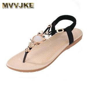 MVVJKE Женские туфли SANDALS SANDAL SANDAL Summer Classic Fashion Summer Высококачественные плоские сандалии 210226