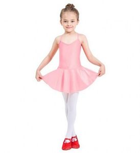 Adult Girls Catsuit Costumes Sleeveless Tutu Dress Strap Ballet Dance Dress Leotard