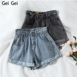 Summer woman jeans high waisted denim shorts slim mom women loose plus size casual sexy pants CX200815 W220322