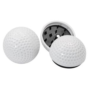 43 MM Golf Ball White Acrylic Smoking Herb Grinders Inch Mini Plastic Smoke Grinder Tobacco Accessories Factory Q2