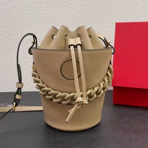 Moda Bascket Bag Zincir Tote Omuz Çantaları Crossbody 12a Deri Kadın Çanta Çantası Drawcord String Ayarlanabilir Çıkarılabilir Omuz Kayışı Kılıfları Çantalar