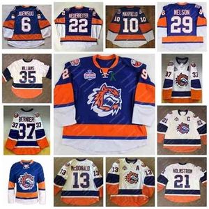 MThr 40customize Bridgeport Tigers Hockey Jersey 10 Scott J 6 esse Joensuu 29 Brook Nelson 13 COLIN MCDONALD 22 Nino Niederreiter