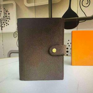 Medium Agenda Designer Notebook Credit Card Holder Slots 6 Rings Binder Loose Leaf Notepad Cover Notebooks Office Travel Journal Diary