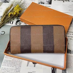 Women purse with box designer Fashion Leather All-match ladies single zipper Classic purses leather wallets Womens wallet285e