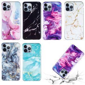 Marble IMD Shockproof Phone Cases for iphone 13 pro max 12 mini 11 XR XS MAX 7G 8G Stone Rock Soft TPU Mobile Back Cover