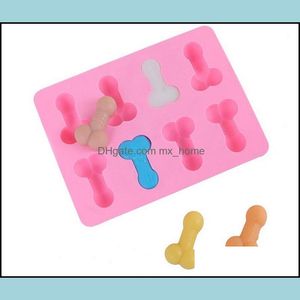 Baking mods Bakeware Kitchen Dining Bar Garden Home New Sile Ice Mold Funny Candy Biscuit bandeja de solteiro Gel￩ia de gel￩ia de chocolate Househ