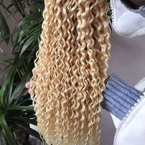 Fasci di capelli ricci crespi brasiliani intrecciati alla rinfusa senza trama Estensione dei capelli veri ALI MAGIC Prezzo all'ingrosso di fabbrica 11 colori tra cui scegliere