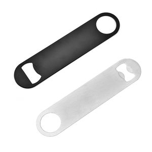 Bottle Opener Stainless Steel Flat Simple Portable Cap Remover Creative Birthday Party Favor Bar Kitchen Beer Openers