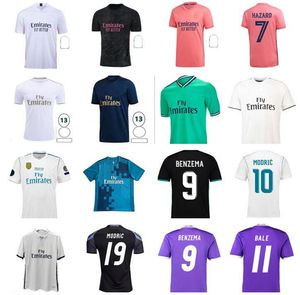 2016 2017 2018 2019 2020 2021 Real Madrids Soccer Jersey Retro Benzema Sergio Ramos Kroos Hazard Asensio Bale Marcelo Modric Zidane Football Shirt 16 17 18 19 20 21