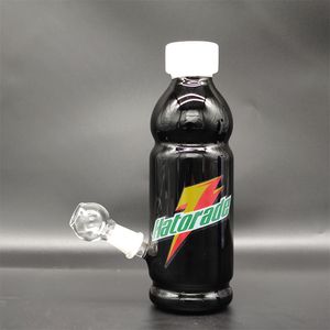 7.8 Inch Black Glass Bong Spritech Dirty Bongs Halorade Oil Rig Coke Bottle Hookah Botttle Bong Bubble Dab Wapter Pipe