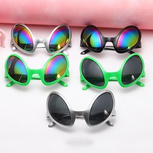 Sonnenbrille Alien Lustige Brille Regenbogenlinsen Halloween Cosplay Party Requisiten Gefälligkeiten Zubehör Erwachsene KindergeburtstagsgeschenkSonnenbrillen