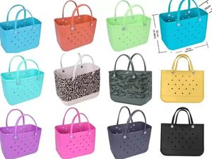 Eva Totes Outdoor Beach Bags Extra Large Leopard Camo Printed Baskets Women Fashion Capacity Tote Handbags Summer Vacation 0331
