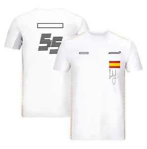 F1ドライバーTシャツメンズチームユニフォーム短袖のファン服カジュアルスポーツラウンドネックレーシングスーツをカスタマイズできます226L