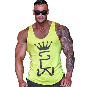 Erkekler Tank Top Gym Egzersiz Atlet Kolsuz Bluz Stringer Tank Tops Vücut Geliştirme Gösterisi Muscle 220627