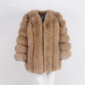 Nowy Medium Długie Fałszywe Futro Kurtka Kobiety Zima Faux Fox Futro Kurtki Kobieta Ciepłe Artifical Fox Fur Coats Kobieta Plus Rozmiar S-4XL T200507