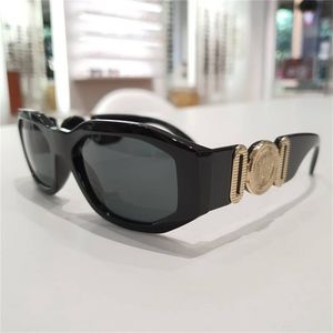 Herren 4361 Sonnenbrille Haltung Sonnenbrille Goldrahmen quadratischer Metallrahmen Vintage-Stil Outdoor-Design klassischer Modus Metallrahmen-Sonnenbrille