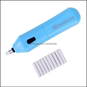 Erasers Correction Supplies Office School Business Industrial Wholesale-1 Set Electric Eraser Kit With Refills Matic Portable Rubber Bat