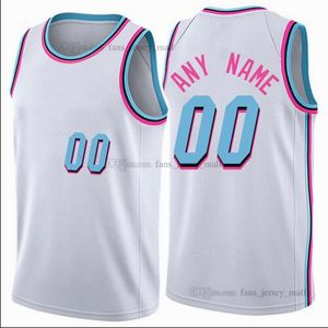 Tryckt anpassad DIY Design Basketballtröja Anpassning Team Uniforms Skriv ut Personliga Brev Namn och Nummer Mens Kvinnor Kids Ungdom Miami 101105
