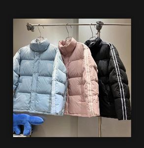 럭셔리 디자이너 다운 재킷 자수 편지 지퍼 재킷 겨울 남자와 여자 따뜻한면 코트 힙합 힙합 웨빙 윈드 브레이커 의류
