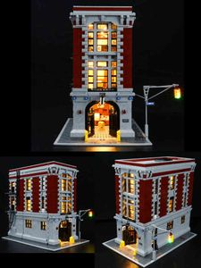 New 16001 4705PCS Ghostbusters Firehouse Headquarters Brinquedos Model Set Building Kits Model Model Copatible City75827 G220524