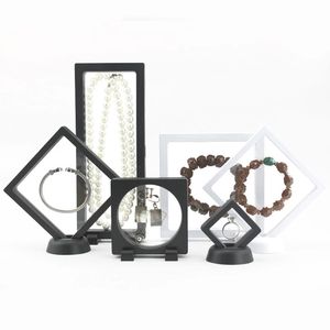 شاشة فيلم PE الشفاف معرض Stand Jewelry Storage Collection Case for Bracelet Ring Enclace Necklace