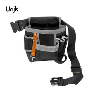 600D Ox Tool Bag Belt Midjepåse Ficka utomhusarbeten Hårdvara Lagring Elektriker Gardening Y200324