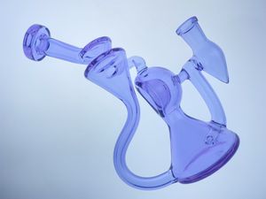 Simpatico narghilè in vetro viola e verde rig da 14 mm ciotola comune prezzo di vendita diretta in fabbrica concessioni