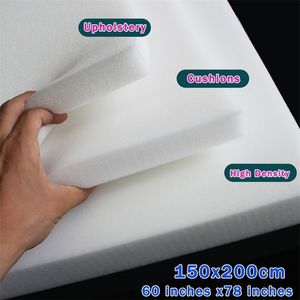 High Density Foam Firm foam Upholstery Foam Chair Cushion Replacement Furniture Size 60"x78"/ 150cm X 200cm 201009