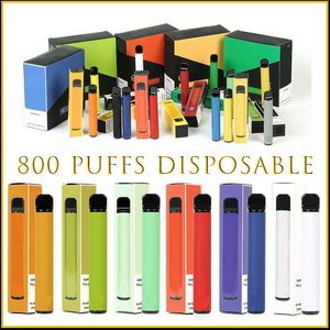 Disposable Vape Pen Highest Quality 800 Puffs Bar Plus E Cigarette With Security Code 550mAh Battery 3.2ml Pods Pre-Filled Cartridges 800+Puff Smoking Kit VS Cali Plus