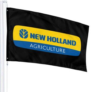 NOVA HOLLAND AGRICULTURA Bandeira 3x5 pés 100%Poliéster Vivid Color Banner com ilhós de bronze para Chritmas Birthday Feliz Ano Novo Decora
