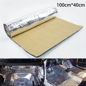 Other Interior Accessories 1 Roll 100x40cm 5mm Car Soundproof Cotton Auto Insulation Aluminum Foil Sound Proofing Deadening Mat