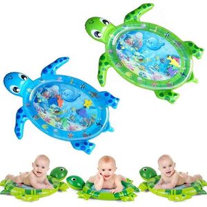 DROP PROJEKT BABY Water Play Mat Inflatible Infant Tummy Time Playmat Toddler for Baby Fun Activing Kids Play Center 210402