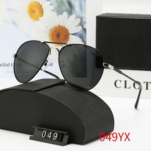 2022 Designer Brand Classic Sunglasses Fashion Men's Women's Haram Sunglasses UV400 Gold Frame Black Polarized Lenses with box