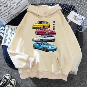 Cool Car Printie Hoodie Harajuku Hip Hop Bluzy Bluza Japoński Moda Casual Hoodie Men Bluzy Z Kapturem Bluzy Streetwear 5 220325